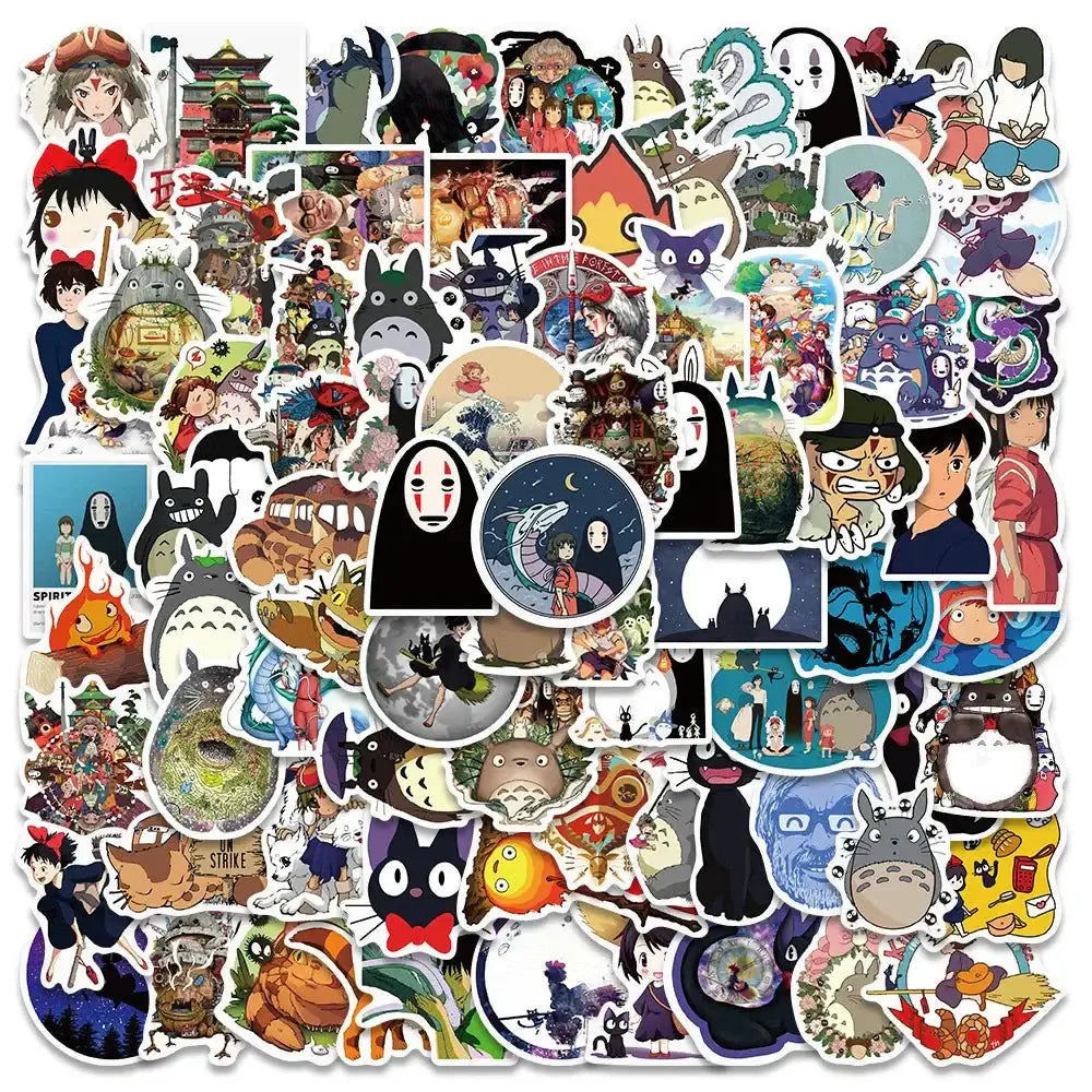 Anime Stickers - Waterproof Vinyl Decorative Stickers | Durable Cartoon Decals for Laptops & Skateboards Stickers