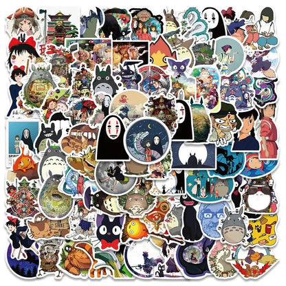 Anime Stickers - Waterproof Vinyl Decorative Stickers | Durable Cartoon Decals for Laptops & Skateboards Stickers