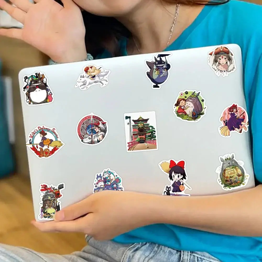 Anime Stickers - Waterproof Vinyl Decorative Stickers | Durable Cartoon Decals for Laptops & Skateboards Stickers