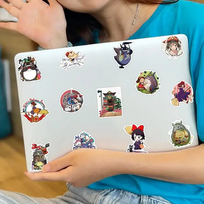 Anime Stickers - Waterproof Vinyl Decorative Stickers | Durable Cartoon Decals for Laptops & Skateboards Stickers