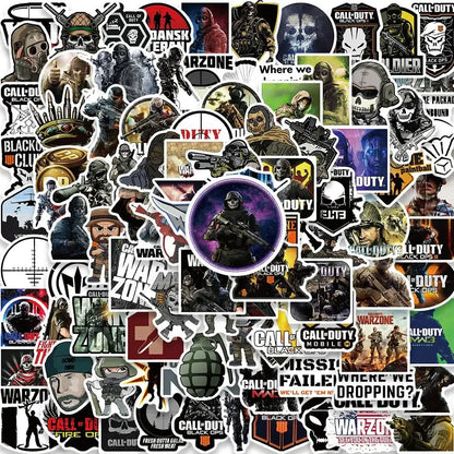 Call of Duty Stickers – Durable Gaming Console Decals | Cool Gamer Accessories 10 PCS Stickers