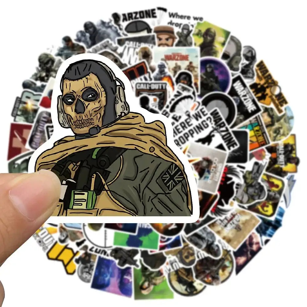 Call of Duty Stickers – Durable Gaming Console Decals | Cool Gamer Accessories Stickers