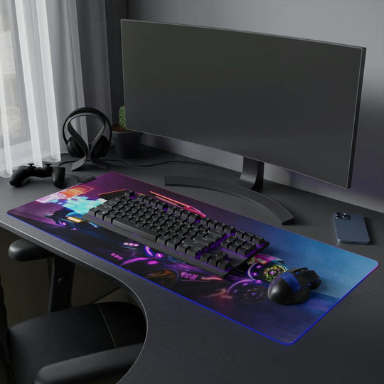 Cosmic Glow: RGB LED Gaming Mouse Pad - Gapo Goods - Home Decor