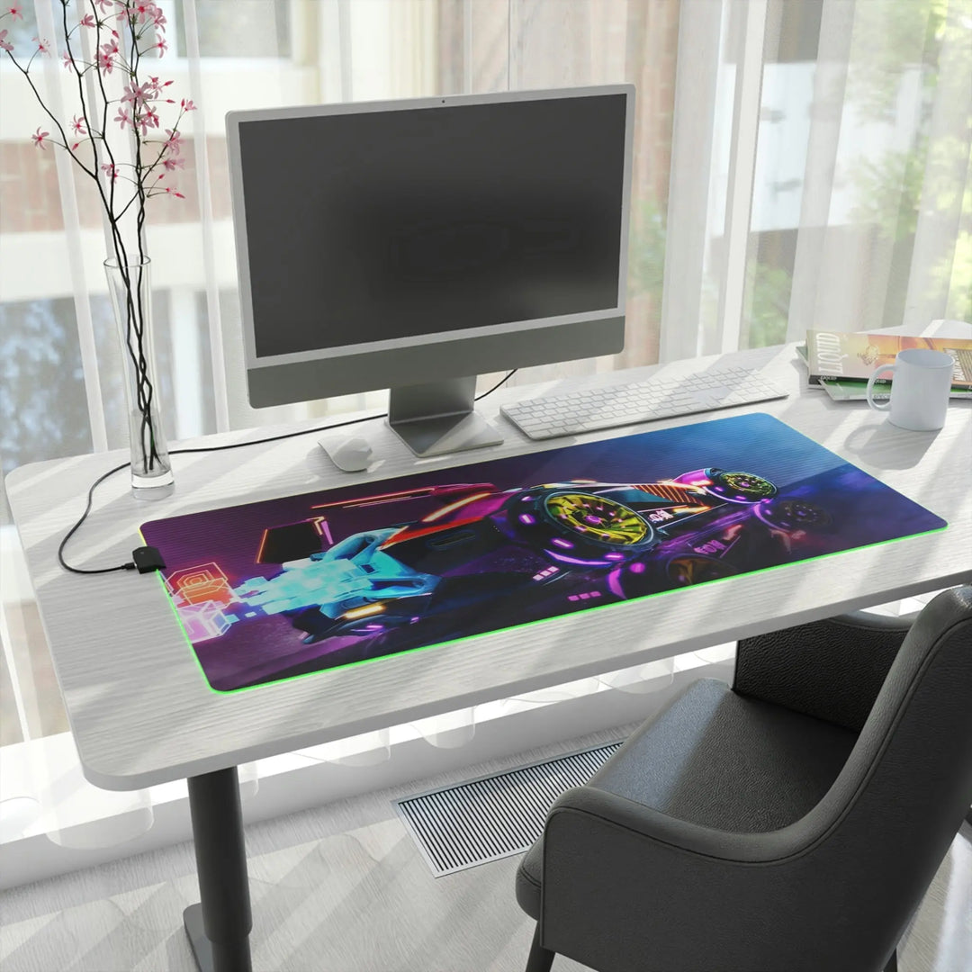 Cosmic Glow: RGB LED Gaming Mouse Pad - Gapo Goods - Home Decor