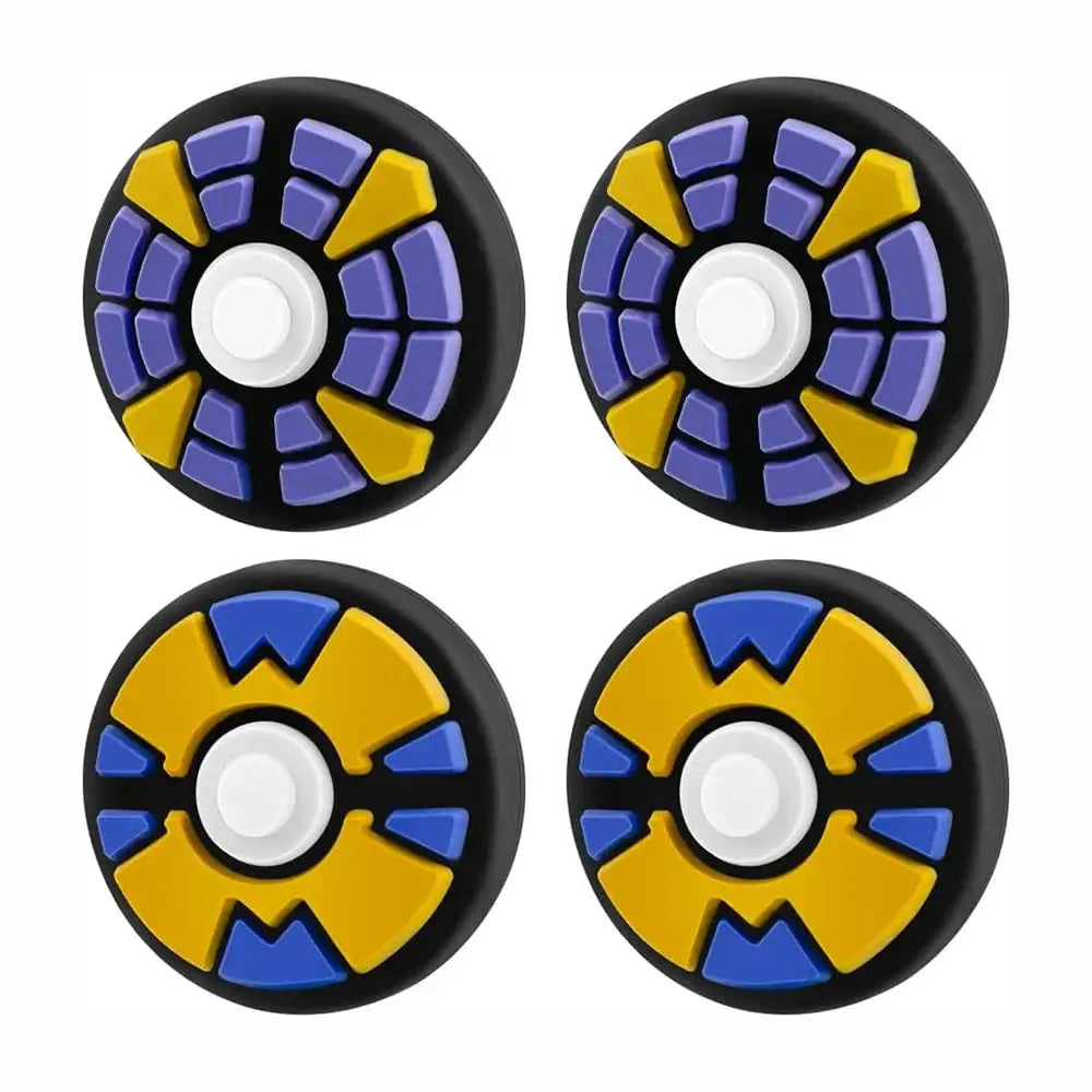 4pcs Cartoon Silicone Analog Thumb Grip Caps Compatible with Nintendo Switch OLED/Switch Lite/Switch Joystick Protective Cover type 2