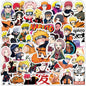 Naruto Anime Stickers - Durable Vinyl Decals for Laptops & Water Bottles, 10-100pcs 100PCS Stickers