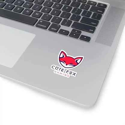 Fox Gamer Stickers – Cute Vinyl Kiss Cut Decals | Adorable Chibi Style Pack 2" × 2" White Paper products