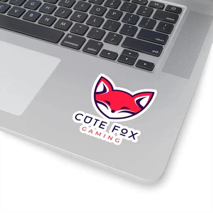 Fox Gamer Stickers – Cute Vinyl Kiss Cut Decals | Adorable Chibi Style Pack 3" × 3" White Paper products