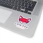 Fox Gamer Stickers – Cute Vinyl Kiss Cut Decals | Adorable Chibi Style Pack 3" × 3" White Paper products