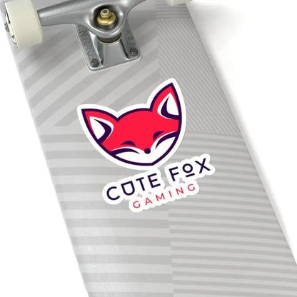 Fox Gamer Stickers – Cute Vinyl Kiss Cut Decals | Adorable Chibi Style Pack 6" × 6" White Paper products