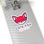 Fox Gamer Stickers – Cute Vinyl Kiss Cut Decals | Adorable Chibi Style Pack 6" × 6" White Paper products