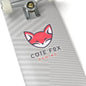 Fox Gamer Stickers – Cute Vinyl Kiss Cut Decals | Adorable Chibi Style Pack 6" × 6" Transparent Paper products