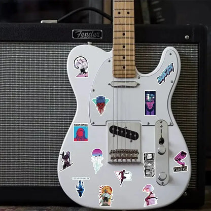 Cyberpunk Stickers – Cartoon Sticker Pack With Durable Vinyl & Vibrant Art Stickers