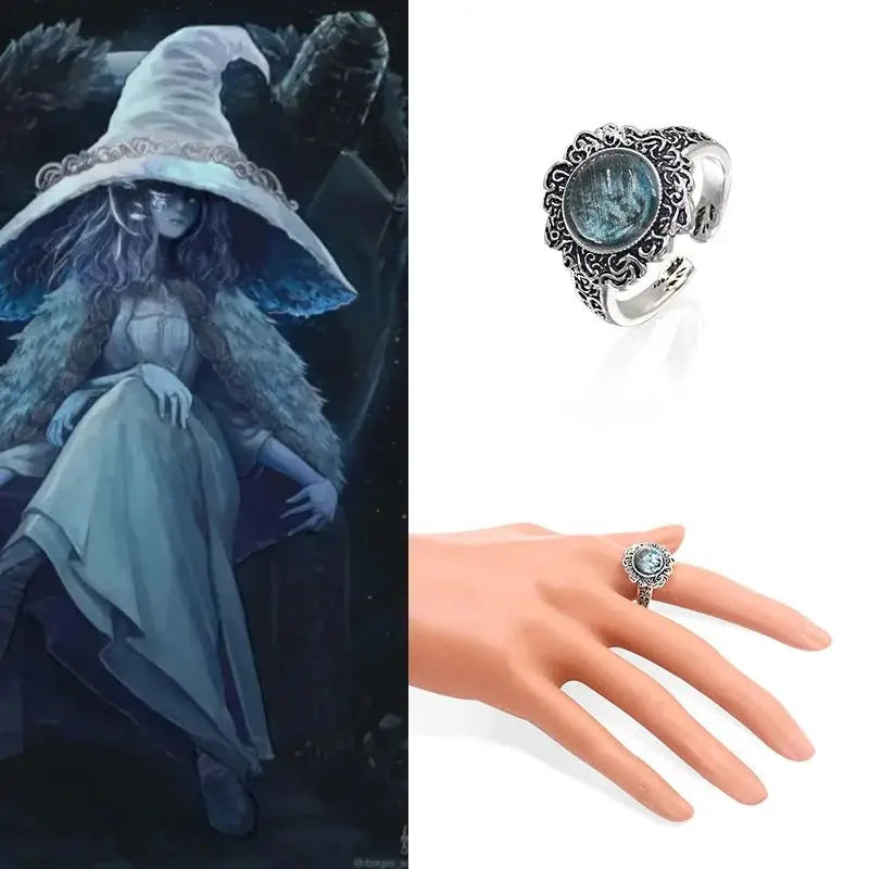 Dark Moon Ring - Ranni Cosplay Game Jewelry for Cosplay - Gapo Goods - Accessories