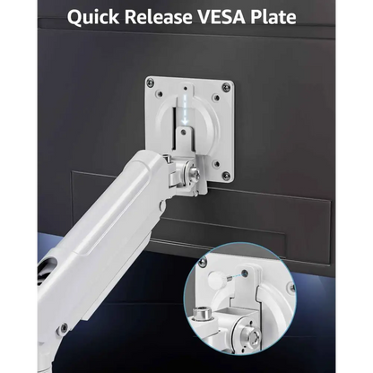 Dual Monitor Arm | Ergonomic Desk Mount for 22lbs Per Arm | VESA Compatible Monitor Desk Mount