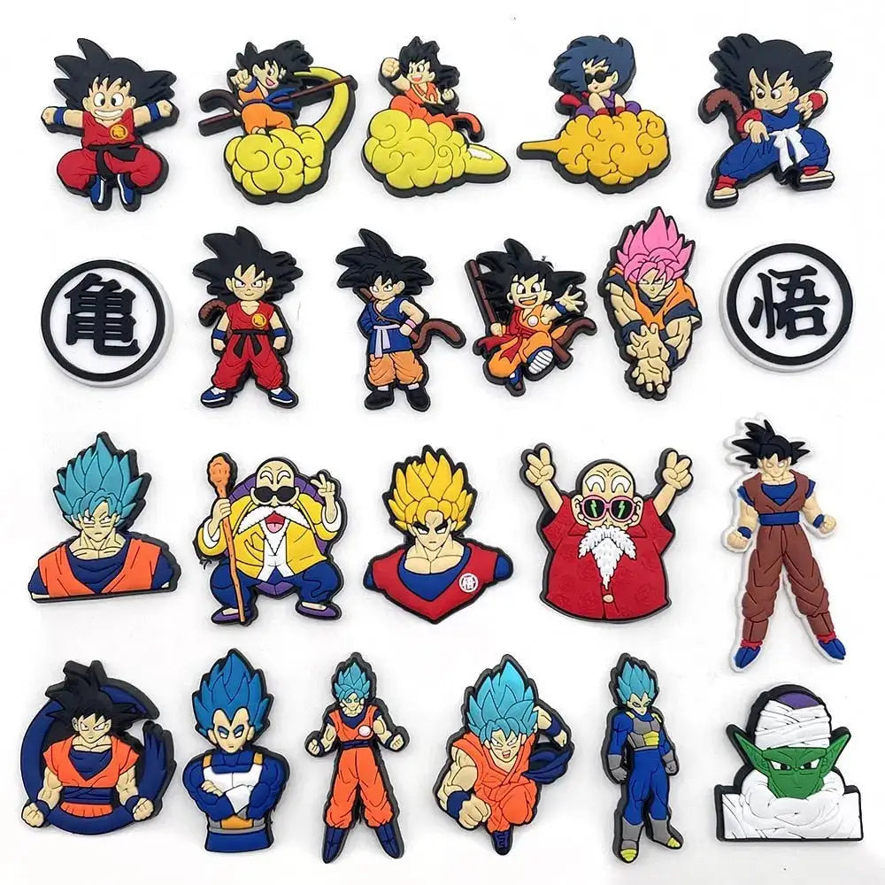 Dragon Ball Croc Charms - 20PCS Cute Set
