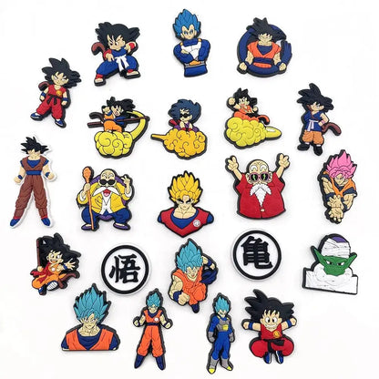 Dragon Ball Croc Charms - 20PCS Cute Set random 3pcs