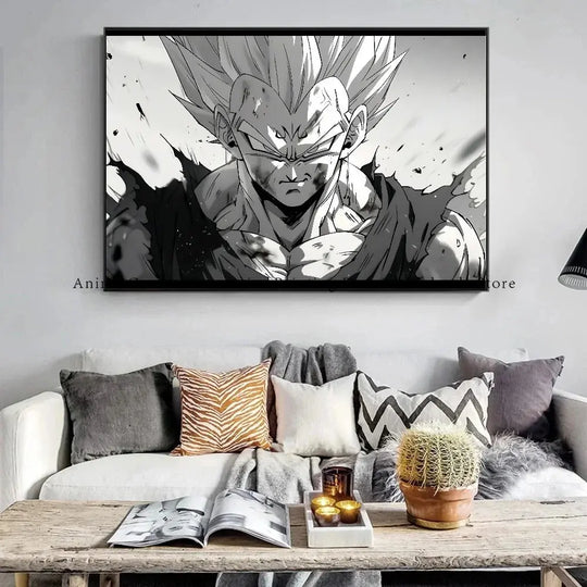 Dragon Ball Goku Poster Canvas Painting - Fashionable Home Room Decor - Gapo Goods - Wall Art