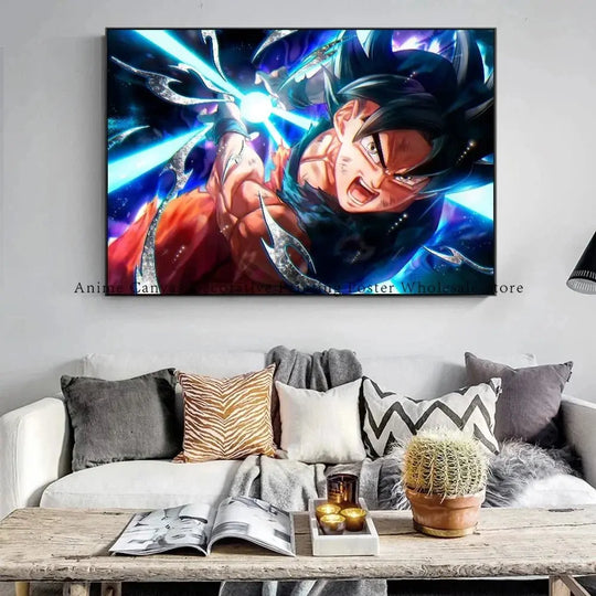 Dragon Ball Goku Poster Canvas Painting - Fashionable Home Room Decor - Gapo Goods - Wall Art