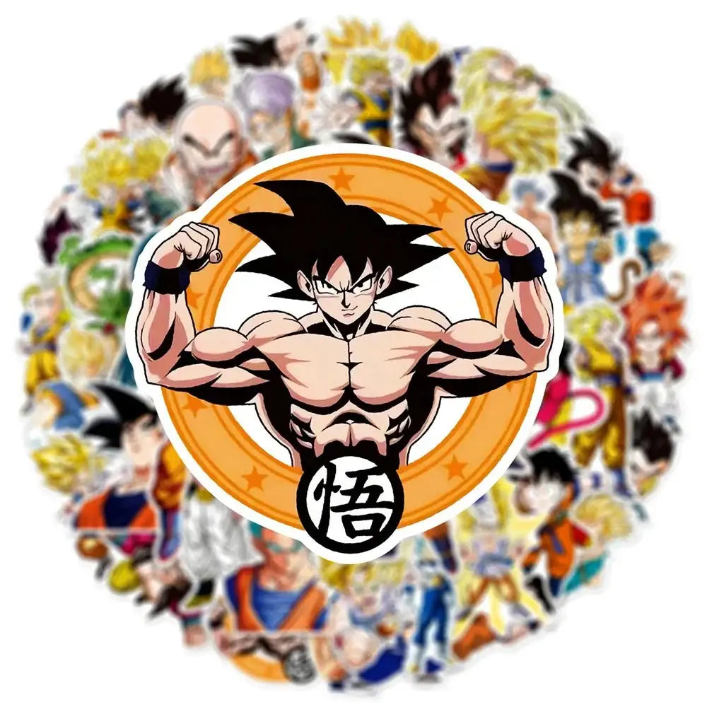 Dragon Ball Stickers – Super Saiyan Anime Character Decals | Laptop & Phone Paper products