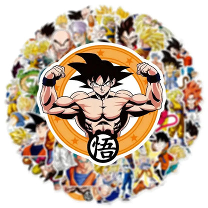 Dragon Ball Stickers – Super Saiyan Anime Character Decals | Laptop & Phone Paper products