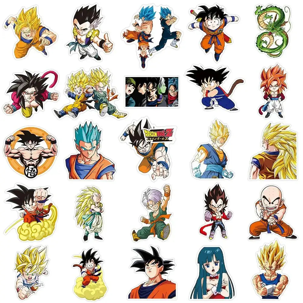 Dragon Ball Stickers – Super Saiyan Anime Character Decals | Laptop & Phone Paper products