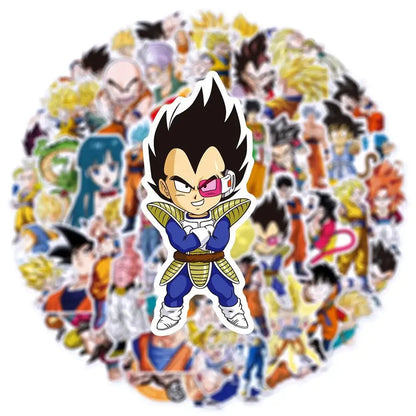 Dragon Ball Stickers – Super Saiyan Anime Character Decals | Laptop & Phone Paper products