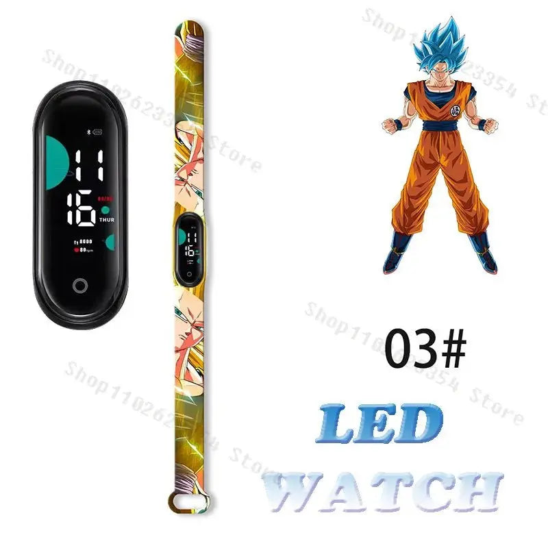 Dragon Ball Z Kids LED Touch Sports Watch - Kakarotto Design - Gapo Goods - Accessories