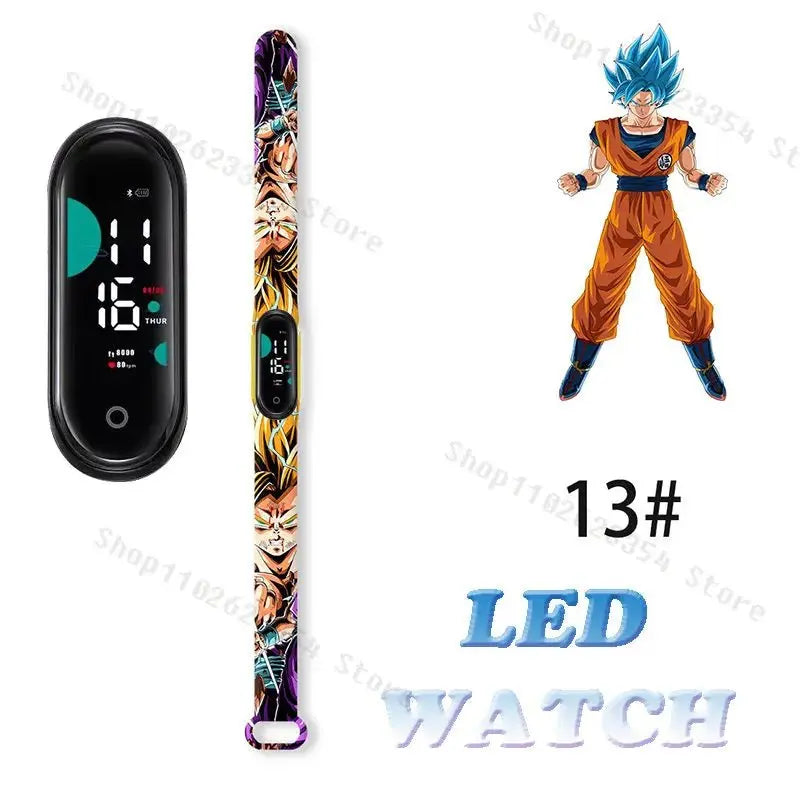 Dragon Ball Z Kids LED Touch Sports Watch - Kakarotto Design - Gapo Goods - Accessories