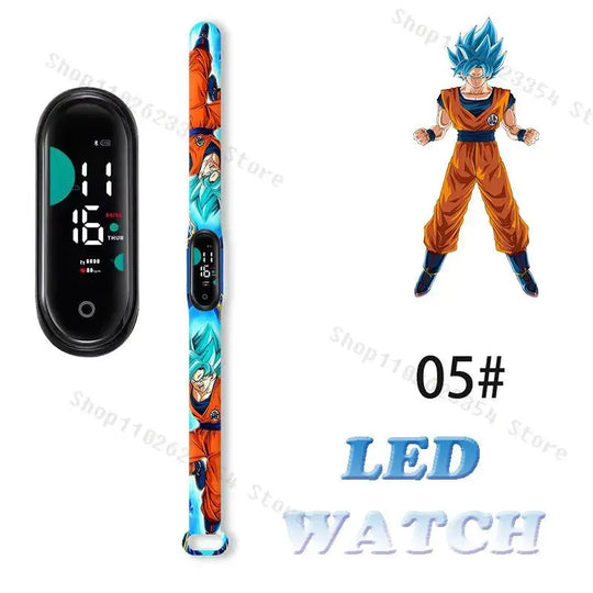 Dragon Ball Z Kids LED Touch Sports Watch - Kakarotto Design - Gapo Goods - Accessories