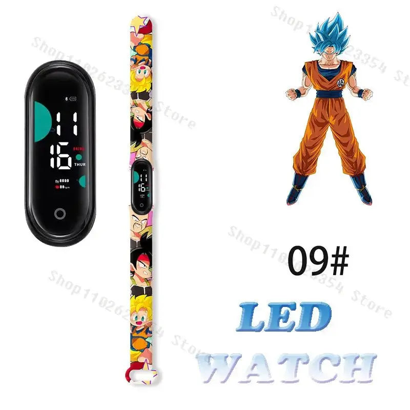 Dragon Ball Z Kids LED Touch Sports Watch - Kakarotto Design - Gapo Goods - Accessories