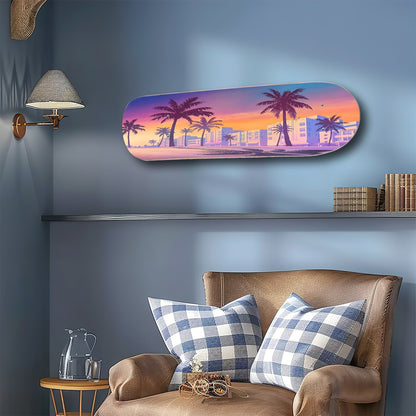 GTA 6-Inspired Skateboard Wall Art