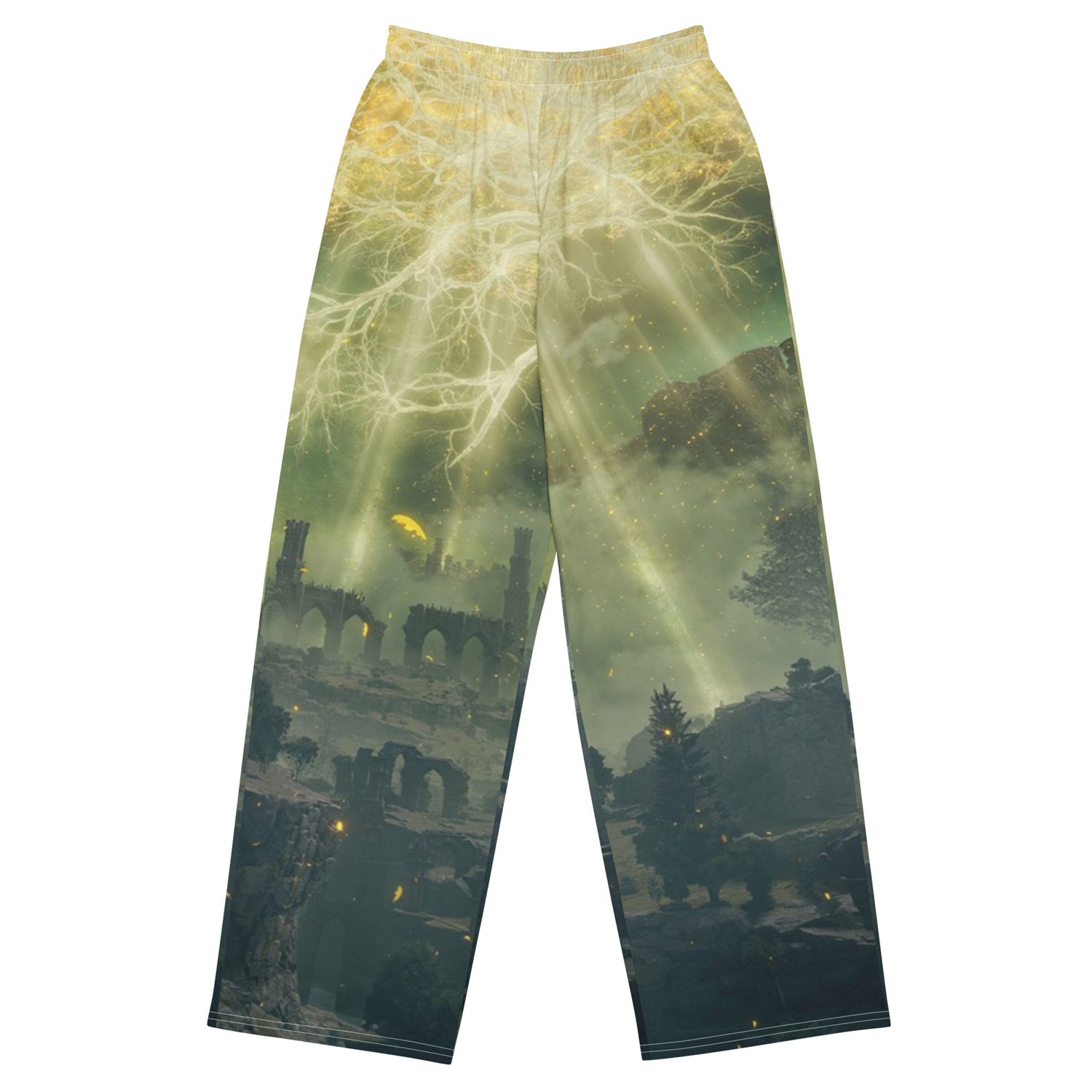 Elden Ring Dreams: All-Over Print Wide-Leg Pants S