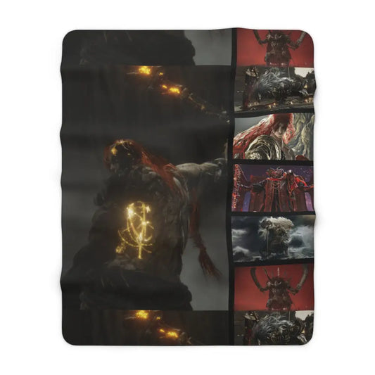 Epic Fantasy Sherpa Fleece Blanket for Your Inner Creature Comfort - 60’’ × 80’’ - Home Decor