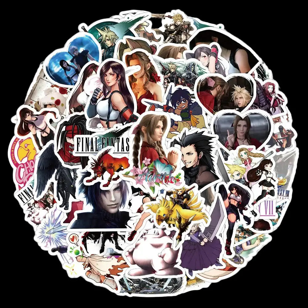 Final Fantasy Stickers – Waterproof Vinyl Decals | Durable Scratch Resistant Pack Paper products