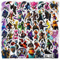 Fortnite Game Stickers - 50pcs PVC Decorative Gaming Sticker Set | Bandai 50PCS Stickers