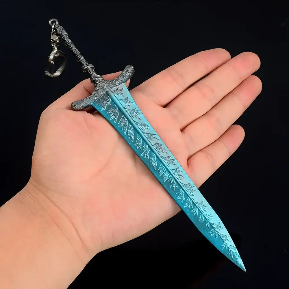 Epic Mini Sword for Gamer Gifts and Gaming Room Decor - 21cm Dark Moon