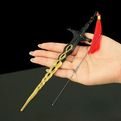 Epic Mini Sword for Gamer Gifts and Gaming Room Decor - 22cm Sacred Relic B