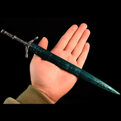 Epic Mini Sword for Gamer Gifts and Gaming Room Decor - 30cm Holy Moon