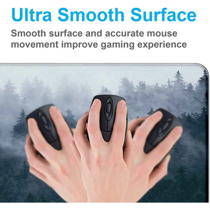 Extended Gaming Mouse Pad - Large Waterproof Non-Slip Desk Mat with Stitched Edges