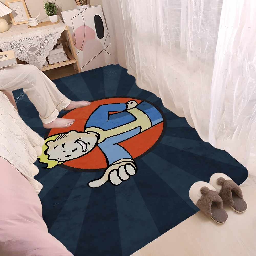 Fallout - Themed Floor Mat, Anti - Slip Bathroom Mat, Kids' Bedroom Doormat, Living Room Welcome Rug - Gapo Goods - 