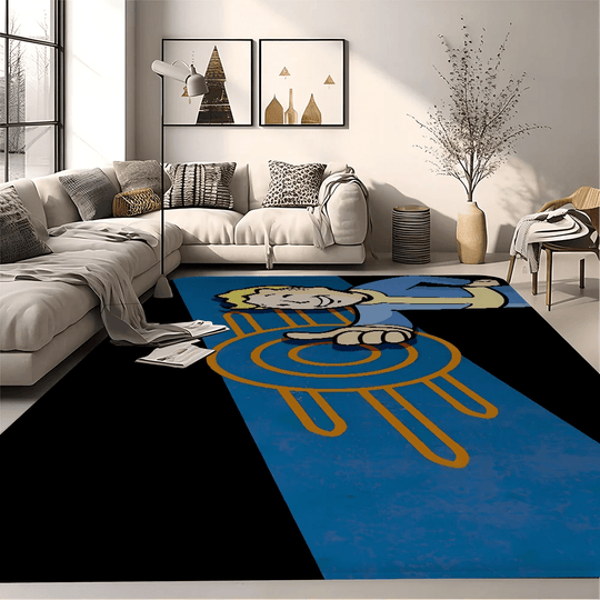 Fallout - Themed Floor Mat, Anti - Slip Bathroom Mat, Kids' Bedroom Doormat, Living Room Welcome Rug - Gapo Goods - 