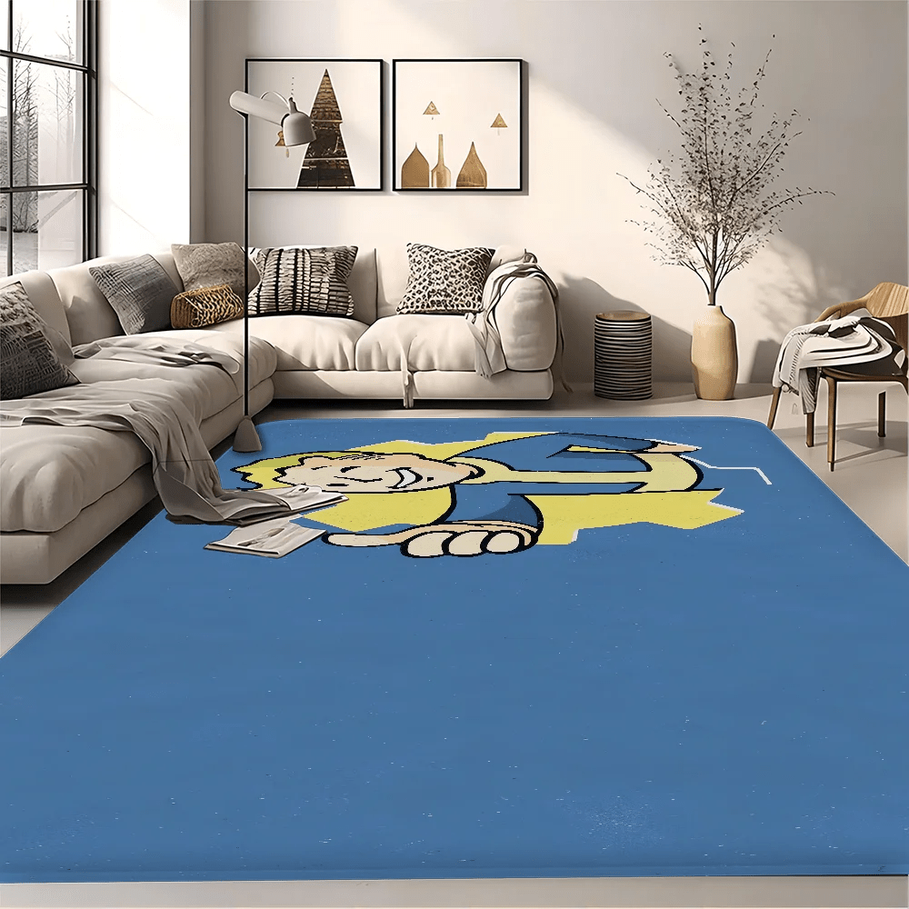 Fallout - Themed Floor Mat, Anti - Slip Bathroom Mat, Kids' Bedroom Doormat, Living Room Welcome Rug - Gapo Goods - 