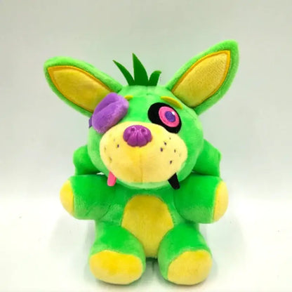 Five Nights Bonnie Bear Plush bringing spooky snuggles to life - green fox