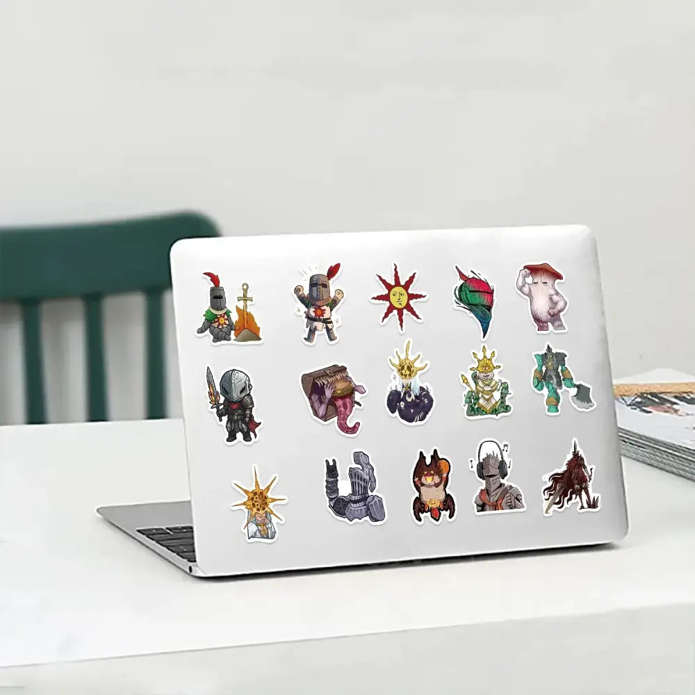 Dark Souls Stickers – 50PCS Waterproof Vinyl Decals | Durable Gaming Laptop Stickers Paper products