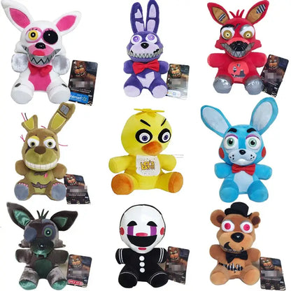 FNAF Plush Set - 9 Piece Five Nights at Freddy’s Collection | 7 Inch Gaming Plushies