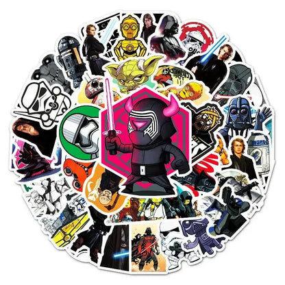 Cartoon Stickers - Colorful Sticker Pack | Durable Vinyl Waterproof Stickers Paper products