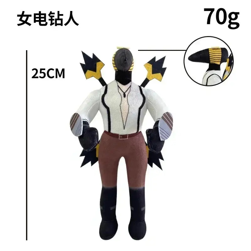 Funny Skibidi Toilet Plush for Grown Up Giggles