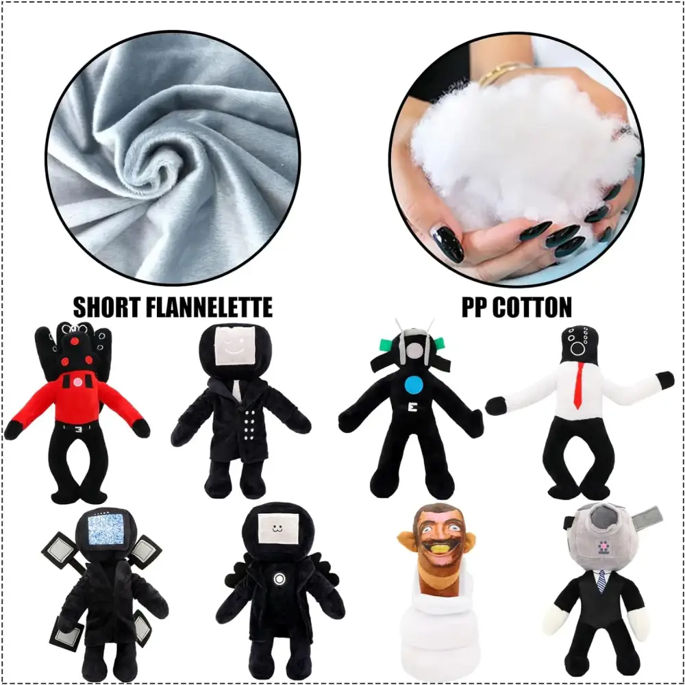 Funny Skibidi Toilet Plush That Looks Way Too Happy