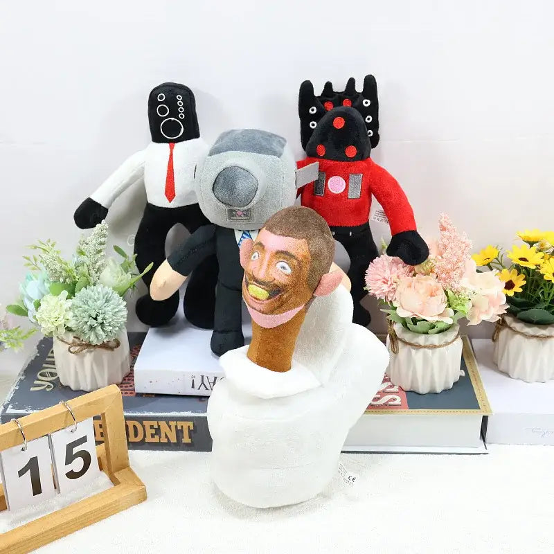 Funny Skibidi Toilet Plush That Looks Way Too Happy